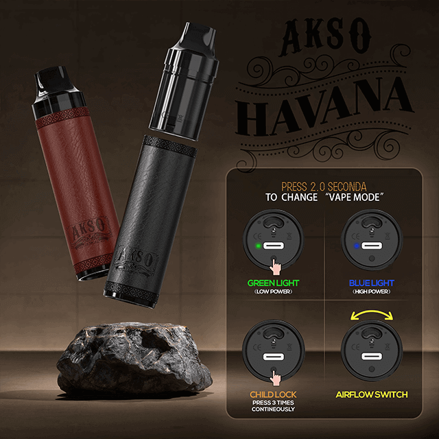 HCigar AKSO HAVANA Vorfüll-Pod-Kit 600 mAh