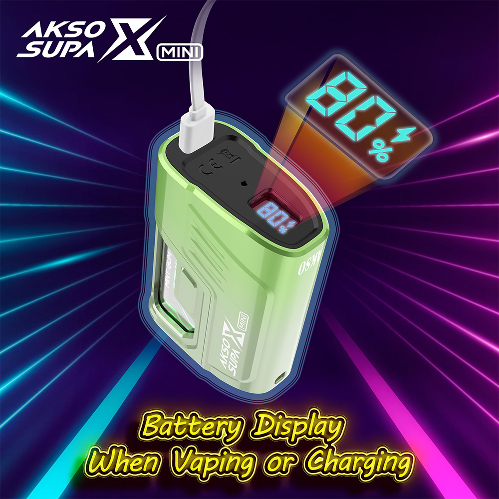 SUPA X Mini – ein superkompakter Vape Pod, der einen unglaublich sanften und reichhaltigen Geschmack liefert